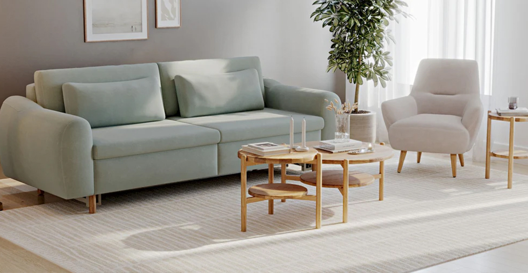 Klem 306 x 171 Köşe Ahşap Ayak - Kadife